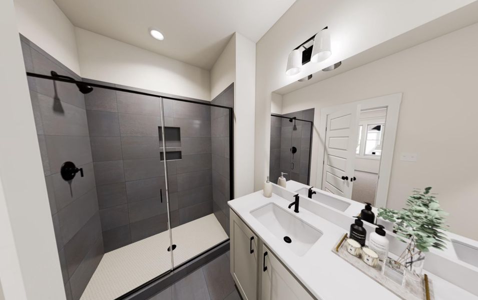 Representative furnished interior of a home built from the Bluebird by Garman Homes in Allen Park, Raleigh (Image 13). Representative furnished interior of a home built from the Bluebird by Garman Homes in Allen Park, Raleigh (Image 13).