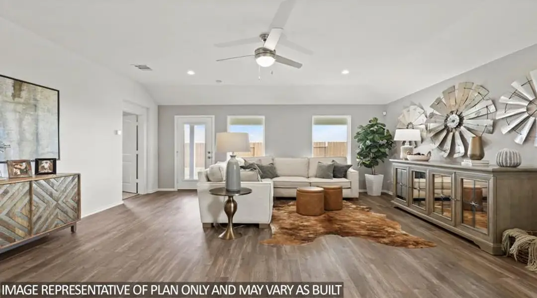 Furnished interior view inside a new home in Porters Mill, New Caney (Image 8). Furnished interior view inside a new home in Porters Mill, New Caney (Image 8).