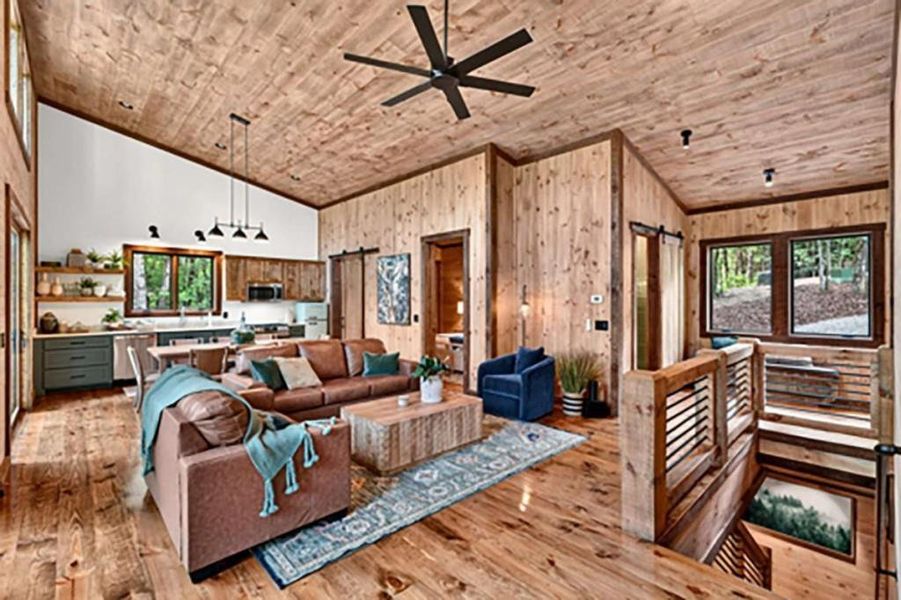 Furnished interior view inside a new home in , Blue Ridge (Image 5).