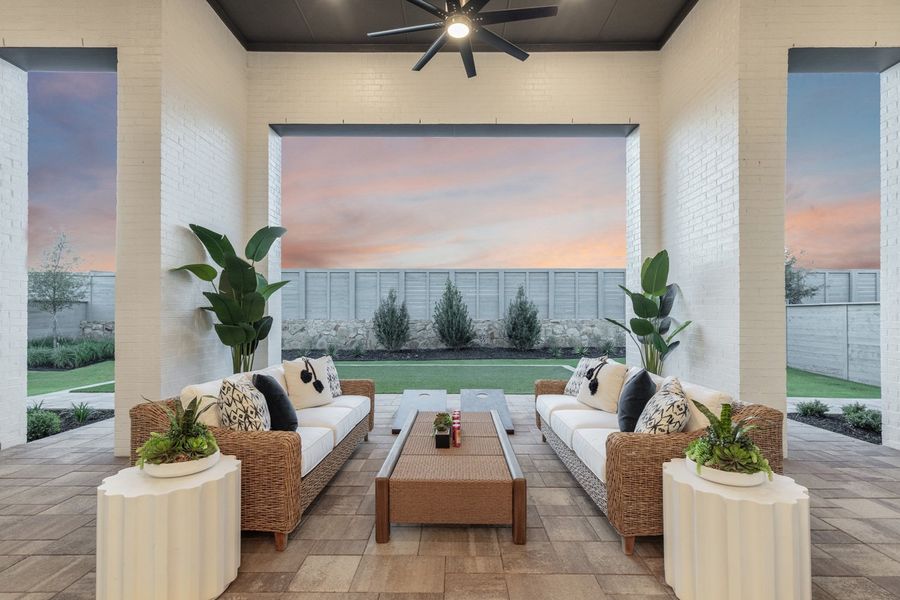 Representative Patio - some options shown Representative Patio - some options shown