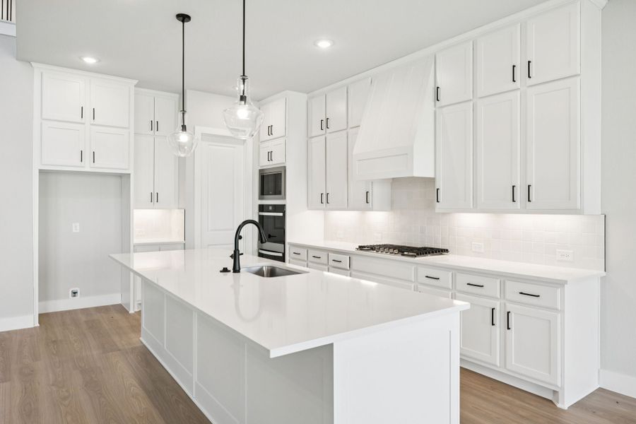 Furnished interior view inside a new home in Painted Tree Lakeside, McKinney (Image 8).