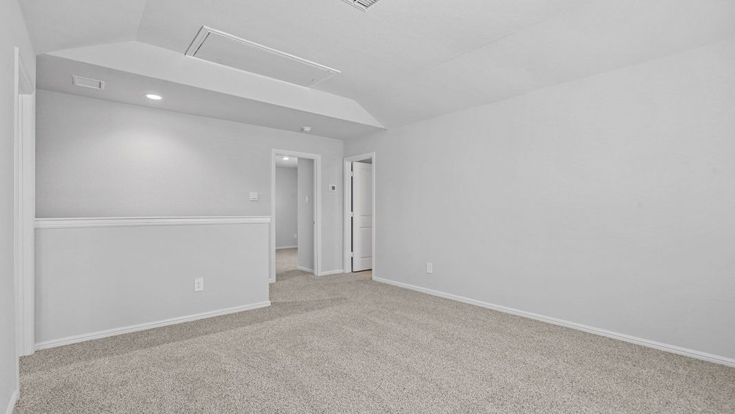 Representative unfurnished interior of a home built from the Florence by D.R. Horton in The Hills at Reunion, Newark (Image 30). Representative unfurnished interior of a home built from the Florence by D.R. Horton in The Hills at Reunion, Newark (Image 30).