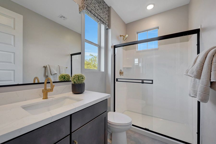 Representative furnished interior of a home built from the Slate by Mattamy Homes in Miravida, Surprise (Image 39).