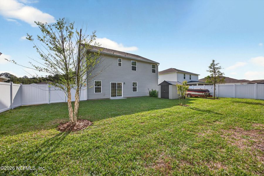 Exterior details and patio area of a home in Terra Pines, St. Augustine (Image 22).
