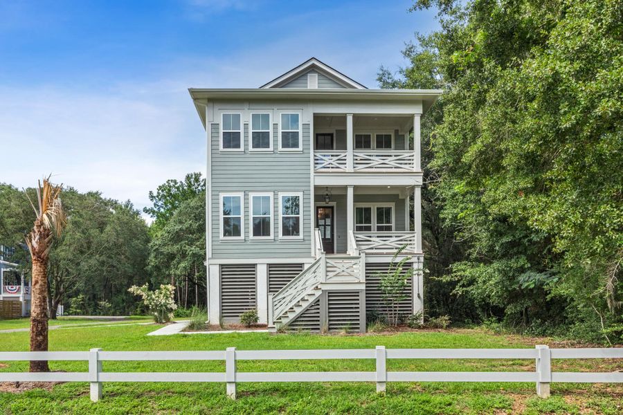 Front exterior of a new home in , Mount Pleasant, SC, highlighting curb appeal (Image 2).