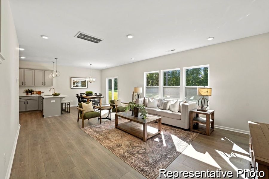 Furnished interior view inside a new home in Grandview, Albemarle (Image 5).