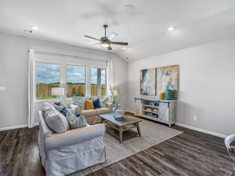 Furnished interior view inside a new home in Montgomery Ridge: Landmark Collection, Montgomery (Image 26). Furnished interior view inside a new home in Montgomery Ridge: Landmark Collection, Montgomery (Image 26).