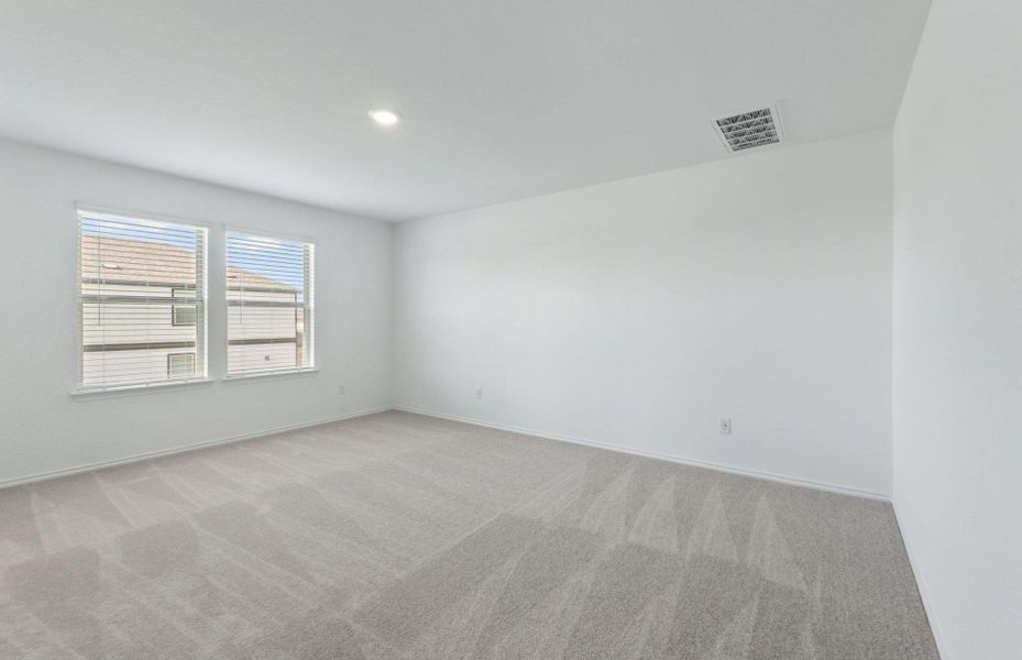 Spacious, unfurnished interior of a new home in Santa Rita Ranch, Liberty Hill (Image 22). Spacious, unfurnished interior of a new home in Santa Rita Ranch, Liberty Hill (Image 22).