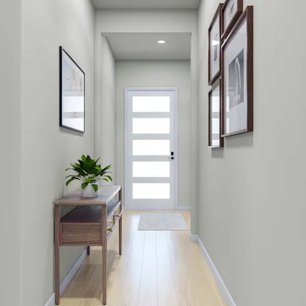 Furnished interior view inside a new home in Lariat, Liberty Hill (Image 5).