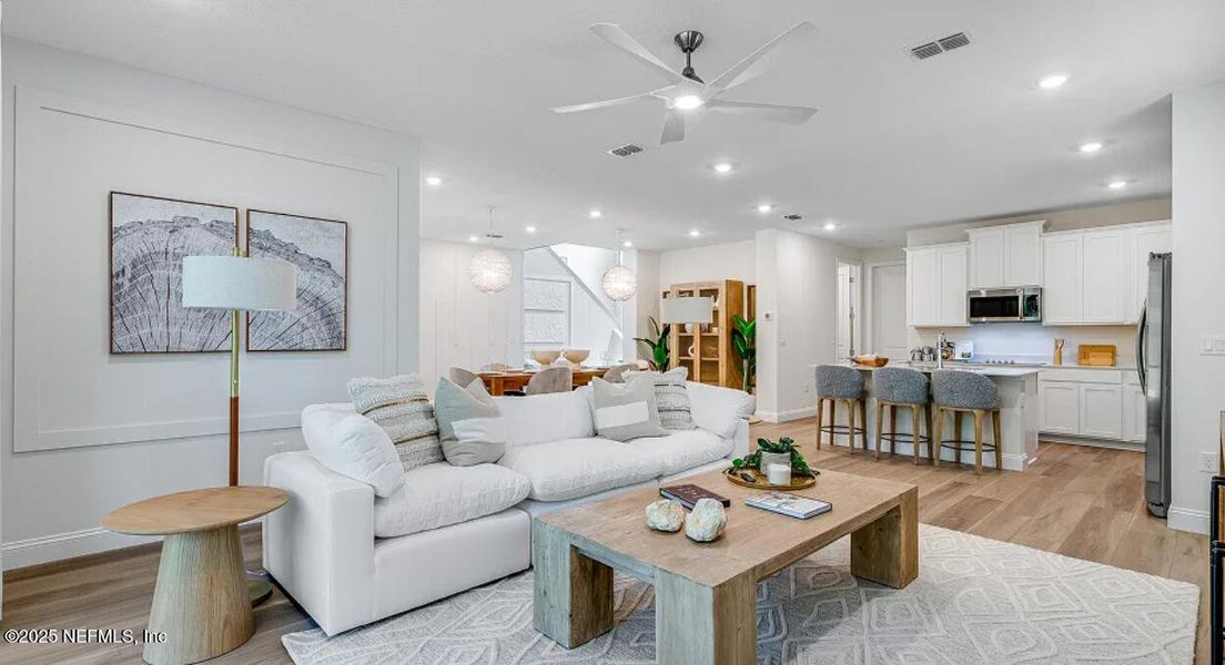Furnished interior view inside a new home in Russell Retreat, Green Cove Springs (Image 15).