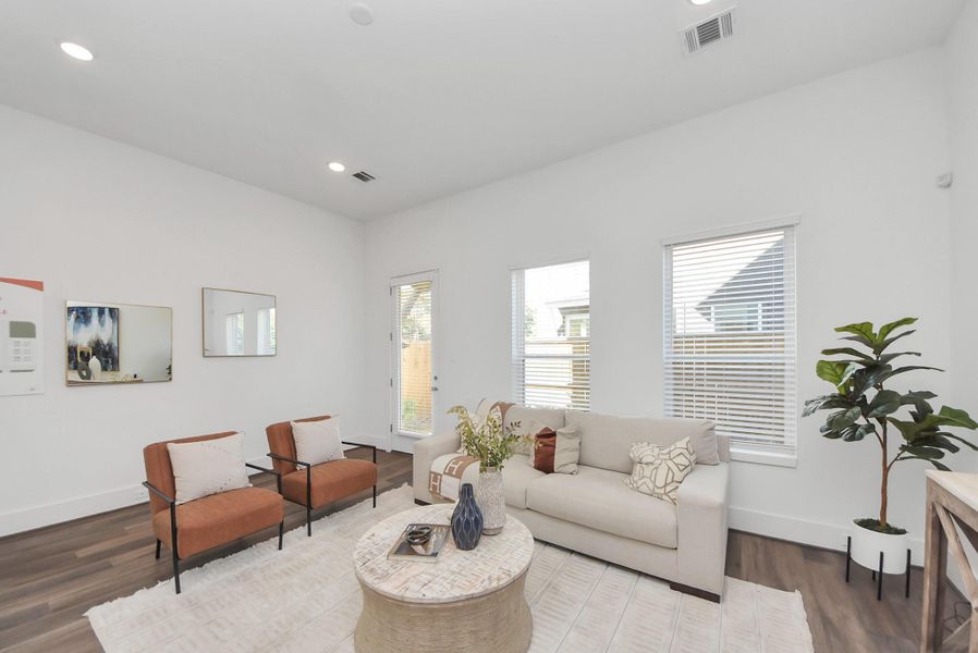 Furnished interior view inside a new home in Carver Landing, Houston (Image 34).