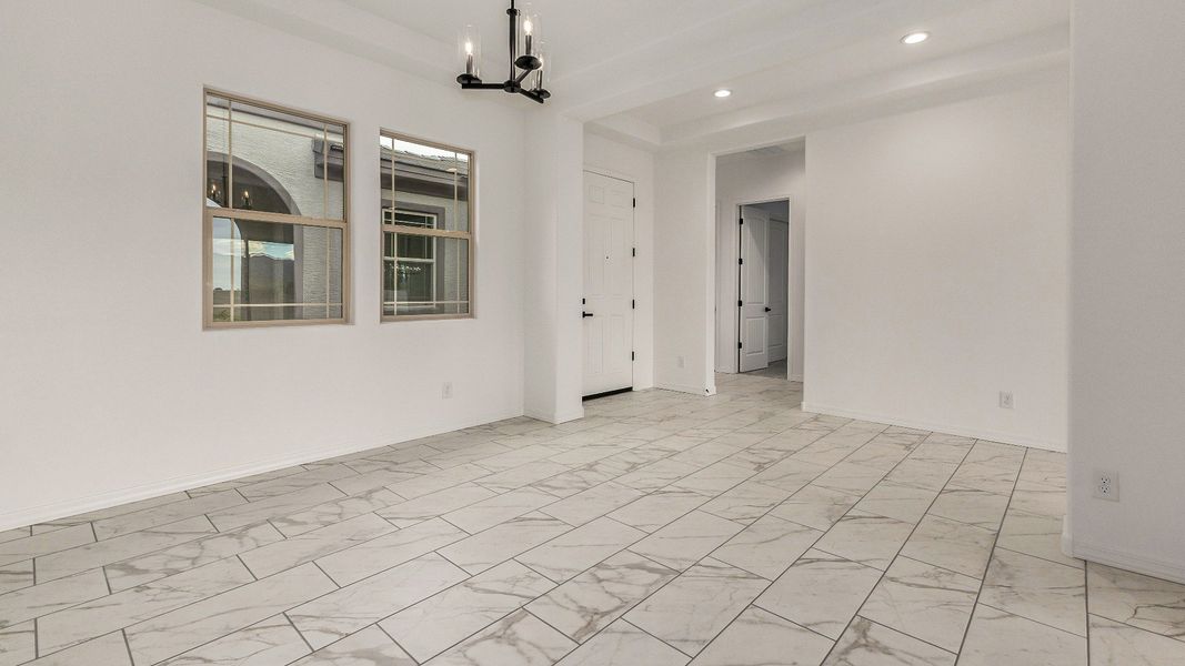 Furnished interior view inside a new home in Windrose, Waddell (Image 13). Furnished interior view inside a new home in Windrose, Waddell (Image 13).