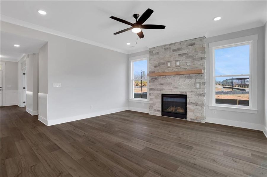 Spacious, unfurnished interior of a new home in Marble Tree, Ball Ground (Image 32).