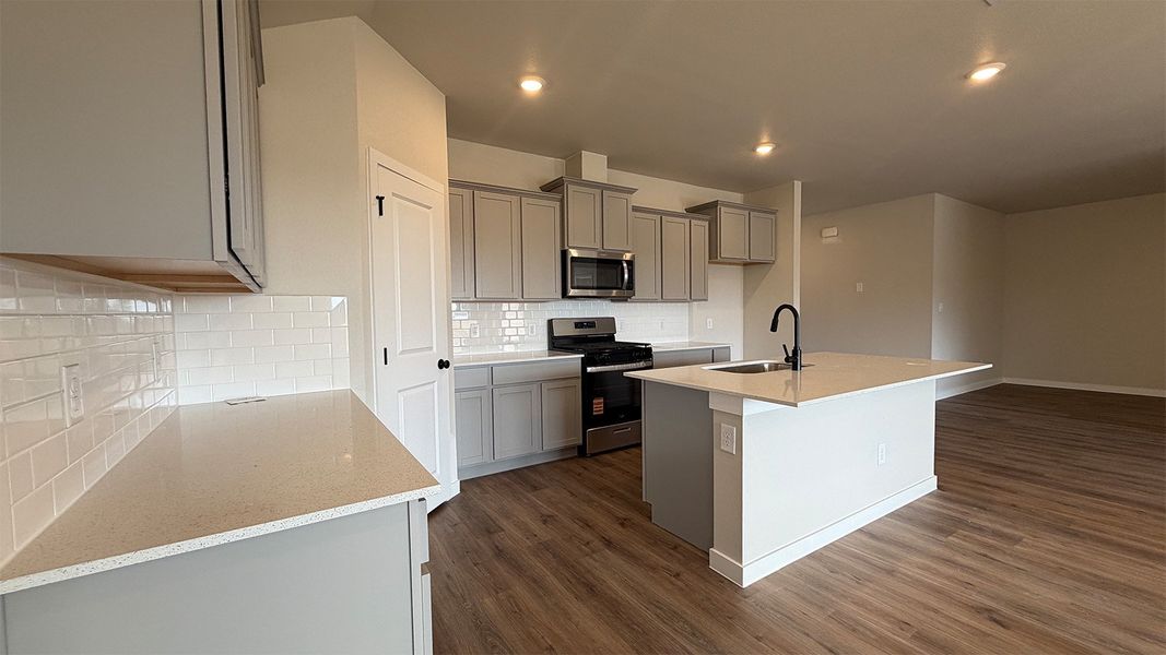 Furnished interior view inside a new home in The Lakes Northwest, Robstown (Image 5). Furnished interior view inside a new home in The Lakes Northwest, Robstown (Image 5).