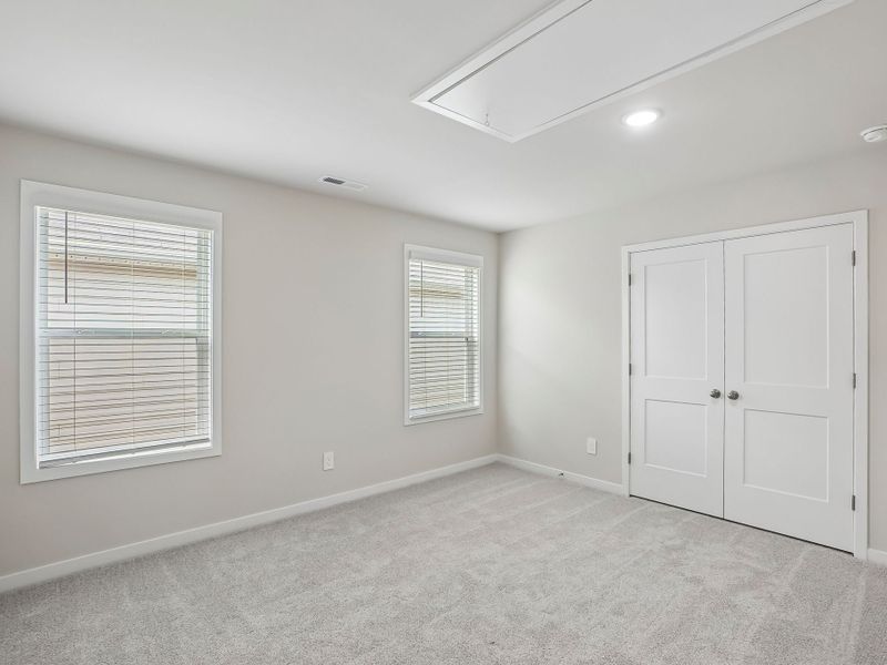 Spacious, unfurnished interior of a new home in Marshburn Landing - Bungalow Series, Wendell (Image 16).