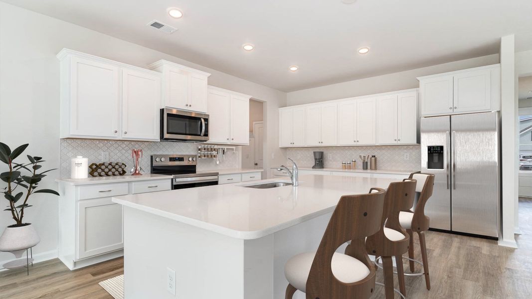Furnished interior view inside a new home in Livingston Woods, Irmo (Image 3).