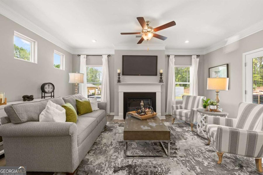 Furnished interior view inside a new home in Trellis Park, Hampton (Image 8).