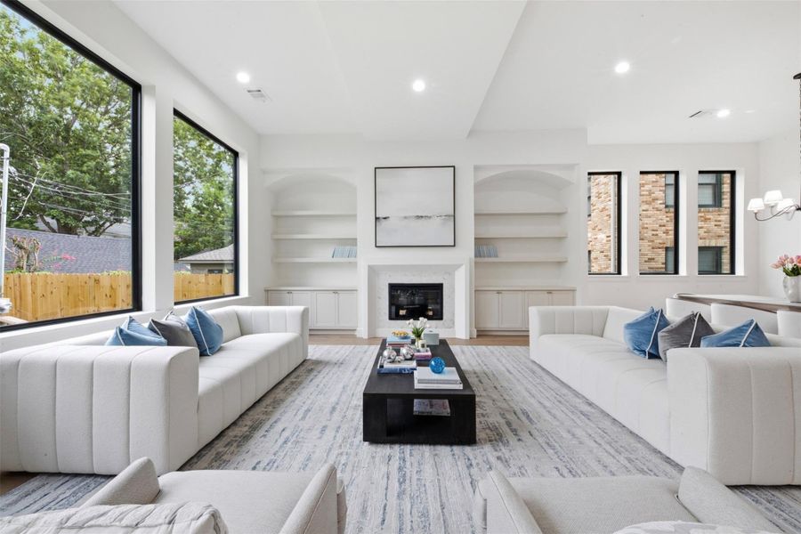 Furnished interior view inside a new home in , Houston (Image 16).