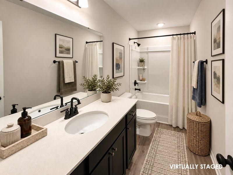 Furnished interior view inside a new home in Doctor's Creek, Ludowici (Image 19).