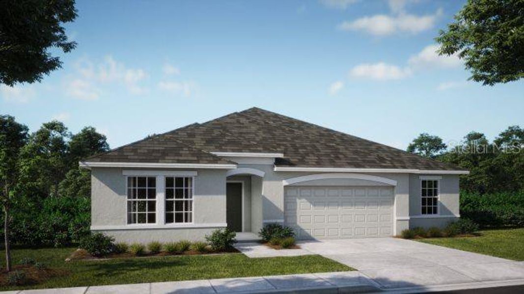 Front exterior of a new home in North Port, North Port, FL, highlighting curb appeal (Image 1).