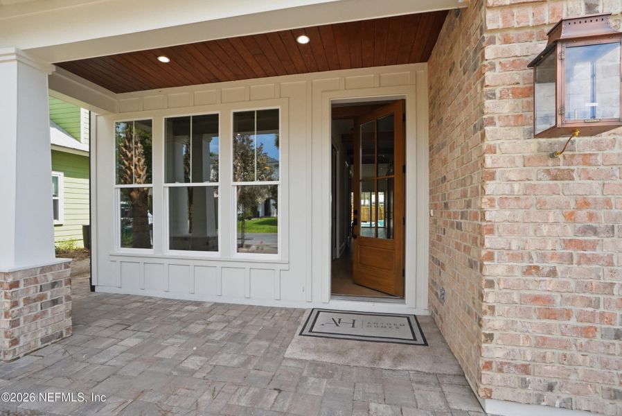 Exterior details and patio area of a home in , Atlantic Beach (Image 4). Exterior details and patio area of a home in , Atlantic Beach (Image 4).