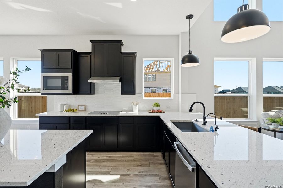 Furnished interior view inside a new home in Alsatian Oaks, Castroville (Image 10).
