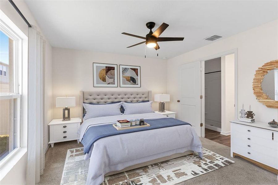 Furnished interior view inside a new home in Sumter Villas, Sumterville (Image 11).