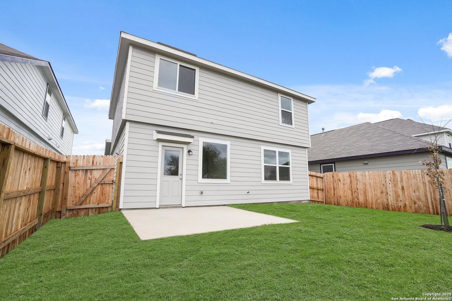 Exterior details and patio area of a home in Dauer Ranch, New Braunfels (Image 4). Exterior details and patio area of a home in Dauer Ranch, New Braunfels (Image 4).