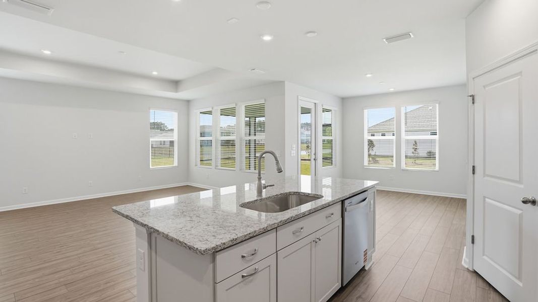 Furnished interior view inside a new home in Midpoint at New Riverside, Bluffton (Image 11).