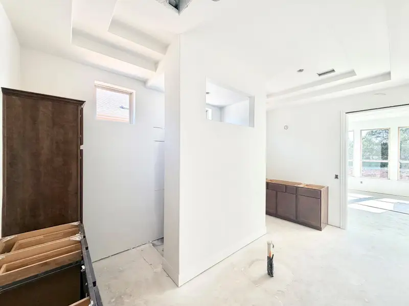 Actual home under construction