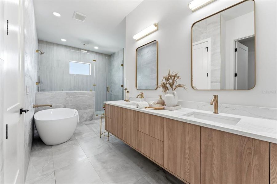 Furnished interior view inside a new home in , Tampa (Image 49).