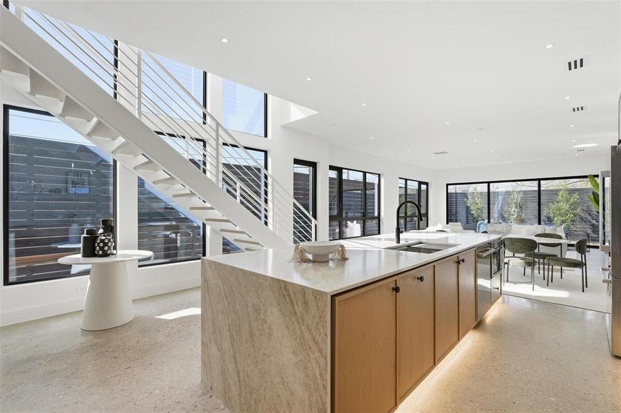 Furnished interior view inside a new home in , Dallas (Image 34). Furnished interior view inside a new home in , Dallas (Image 34).