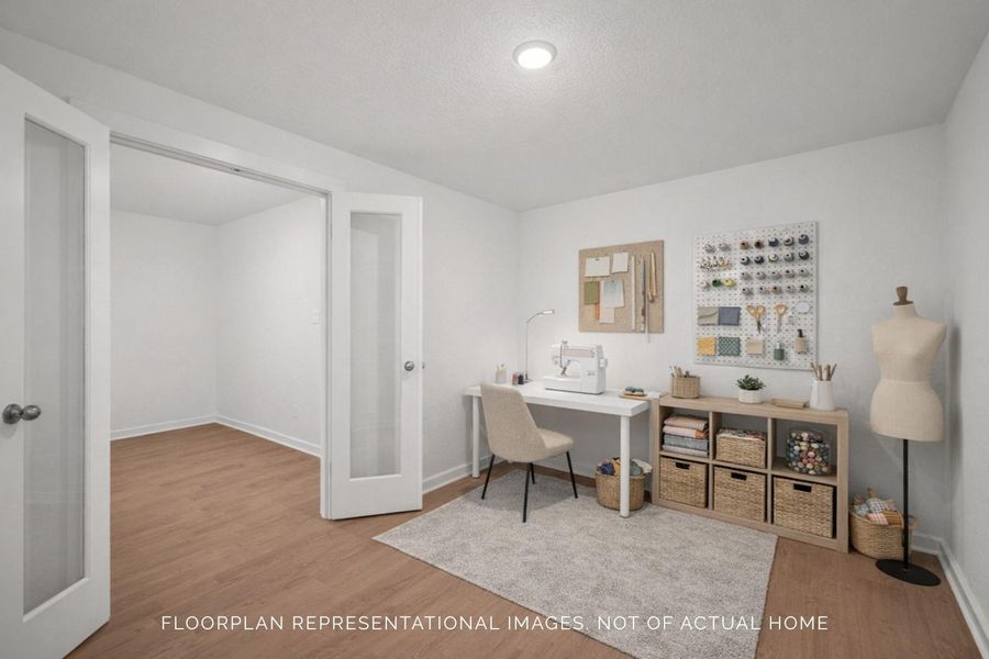 Furnished interior view inside a new home in Moran Ranch, Willis (Image 5).