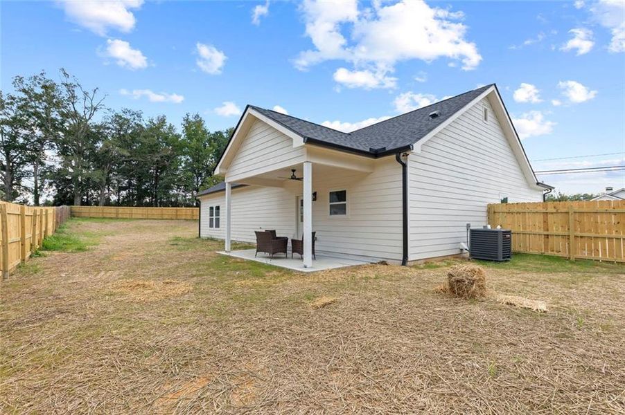 Exterior details and patio area of a home in , Douglasville (Image 26).