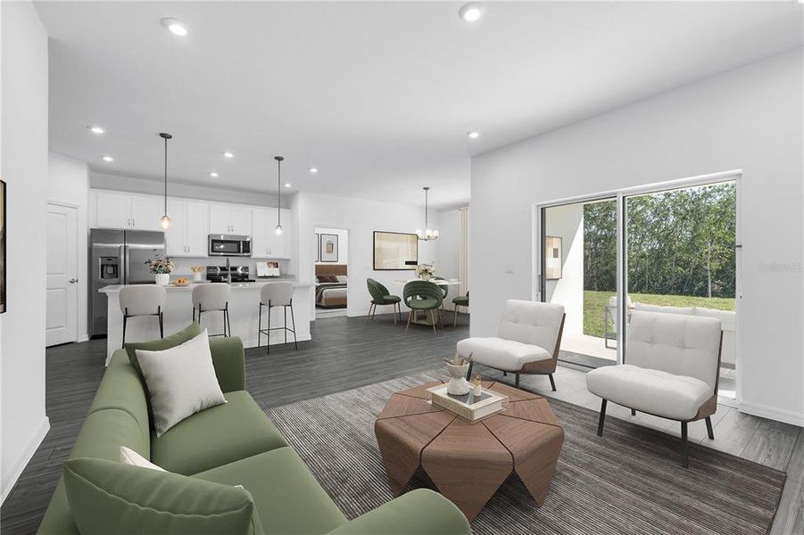Furnished interior view inside a new home in Kentucky Square, Sanford (Image 5).
