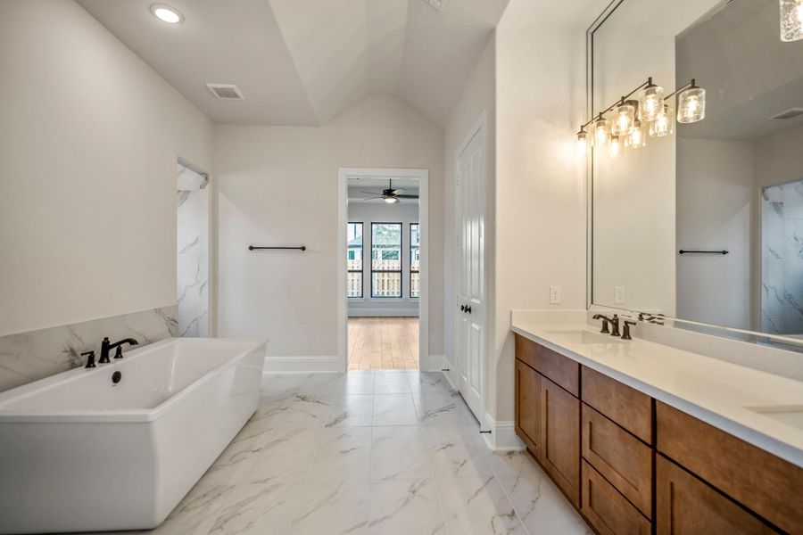 Furnished interior view inside a new home in Colton, Todd Mission (Image 10). Furnished interior view inside a new home in Colton, Todd Mission (Image 10).