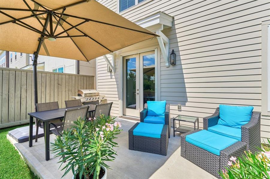 Bring your outdoor grill to enjoy year-round, and host small gatherings with friends and family!