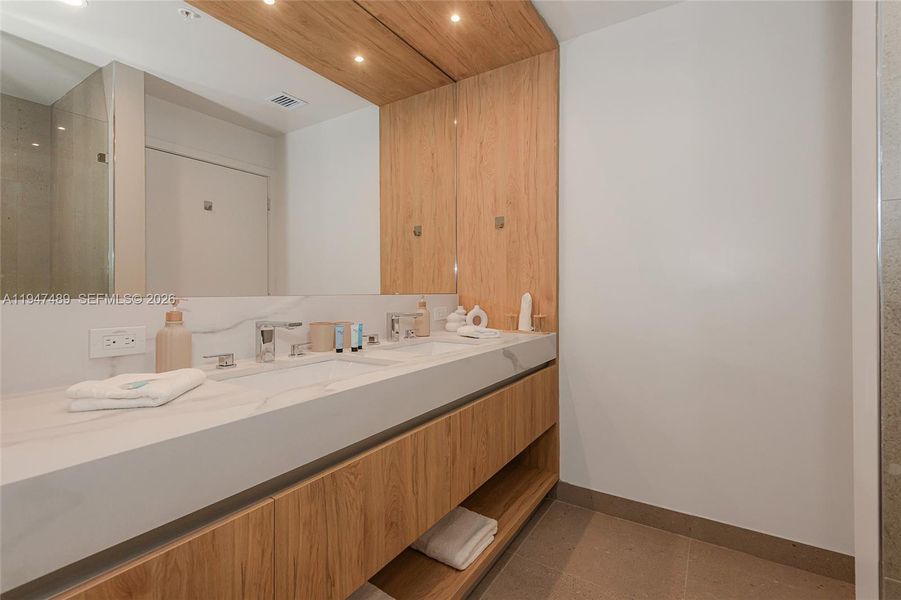 Furnished interior view inside a new home in , Miami (Image 13).