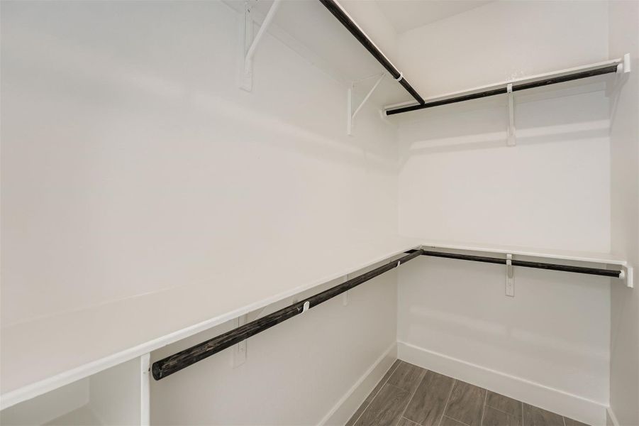 Spacious closet Spacious closet