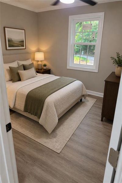 Furnished interior view inside a new home in , Conyers (Image 6).