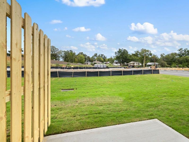 Exterior details and patio area of a home in Woodbury Park, Atlanta (Image 2). Exterior details and patio area of a home in Woodbury Park, Atlanta (Image 2).