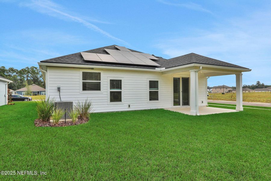 Exterior details and patio area of a home in Jennings Farm, Middleburg (Image 21). Exterior details and patio area of a home in Jennings Farm, Middleburg (Image 21).
