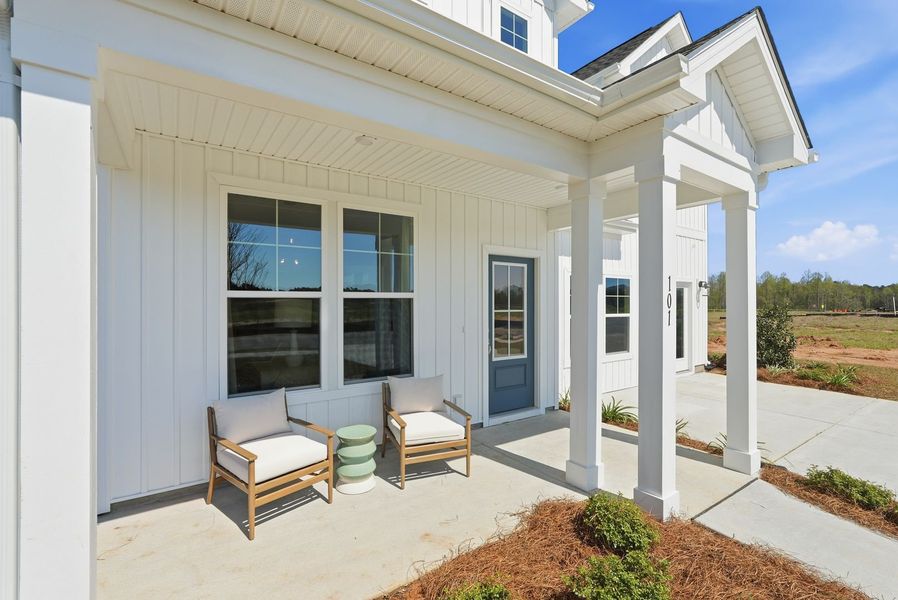 Representative exterior details of a home built from the The Indigo by Stanley Martin Homes in Chapin Place, Chapin (Image 3).