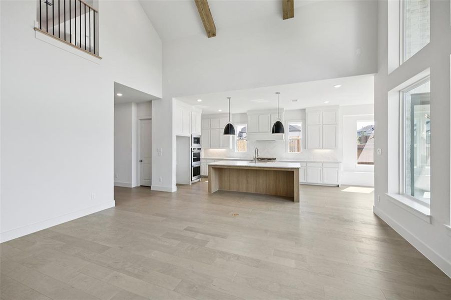 The chef will never be left out of the party in this wonderful open and flowing floor plan. The chef will never be left out of the party in this wonderful open and flowing floor plan.