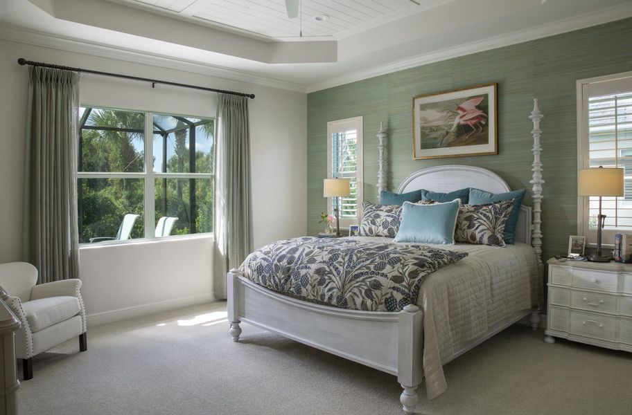 Representative furnished interior of a home built from the Bright Meadow 2 by Neal Communities in Grand Palm, Venice (Image 17).