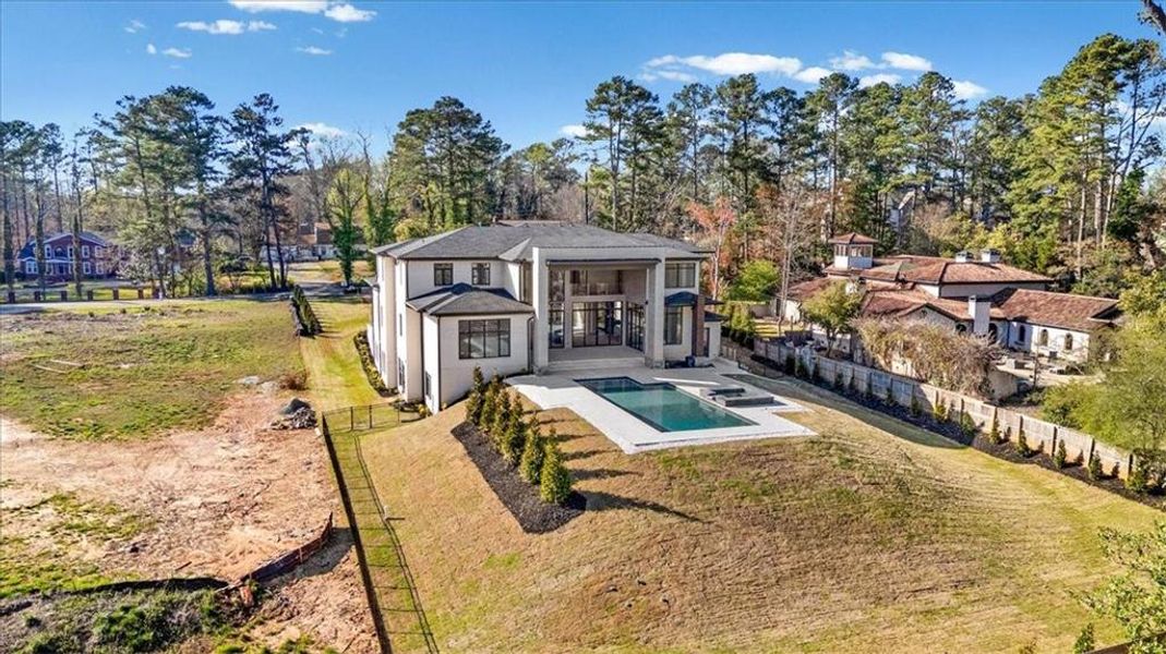 Exterior details and patio area of a home in , Marietta (Image 29).