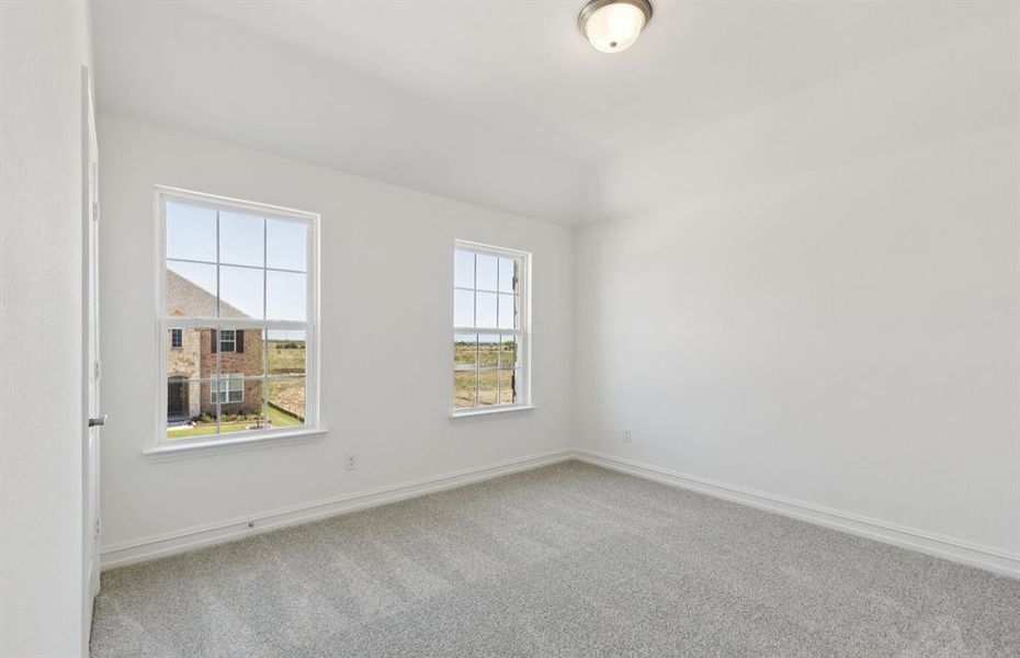 Secondary bedroom designed with generous storage solutions *Real home pictured Secondary bedroom designed with generous storage solutions *Real home pictured