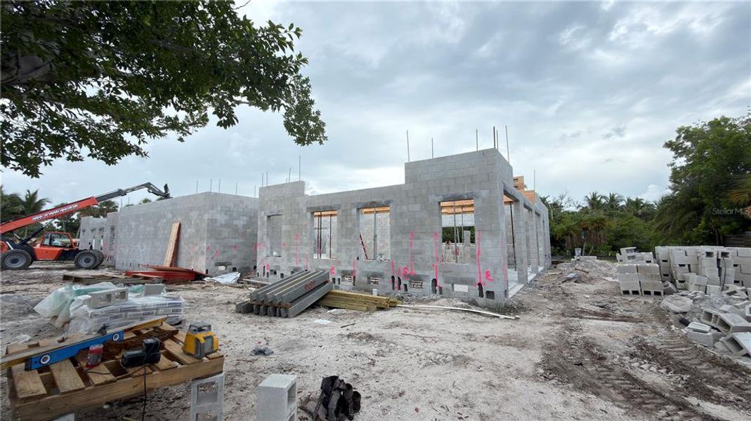 In-progress construction of a new home in , Sarasota, FL (Image 25). In-progress construction of a new home in , Sarasota, FL (Image 25).
