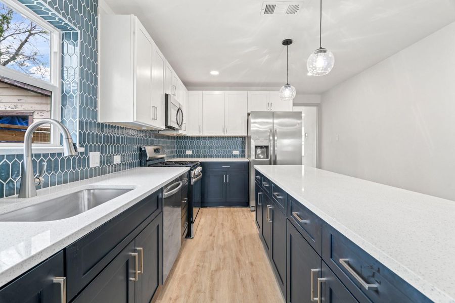 Furnished interior view inside a new home in , Houston (Image 9).