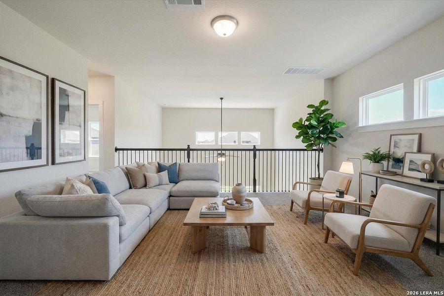 Furnished interior view inside a new home in Foxbrook, Cibolo (Image 12).